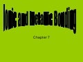 Ionic Bonding