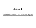 Load characteristics and Economic Aspects