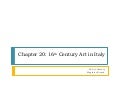 Chapter 20 16th century art in italy