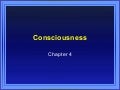 consciousness