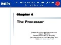 Chapter 4 The Processor
