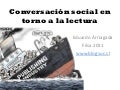 Charla feria del libro