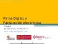 Firma y factura electrónica