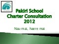 Charter Review 2012