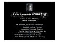 Chas hermann consulting 2011