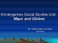 Kindergarten Map and Globes Unit