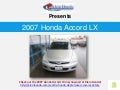 Check out the 2007 honda accord lx in lynnwood at klein honda! 