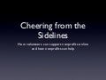 Cheering From The Sidelines: How volunteers can support nonprofits online and how nonprofits can help