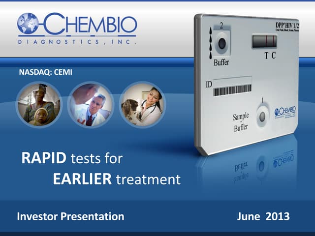 Chembio Diagnostics, Inc. video