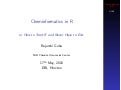 Cheminformatics in R
