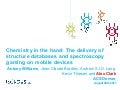 Chemistry in the hand: The delivery of structure databases and spectroscopy gaming on mobile devices
