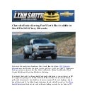 Chevrolet Dealer Serving Fort Worth Has Available in Stock The 2012 Chevy Silverado