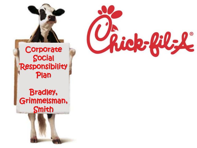 Chick fil A Marketing Presentation Spring 2013 