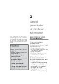 Childhood TB: Clinical presentation of childhood tuberculosis