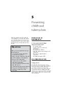 Childhood TB: Preventing childhood tuberculosis