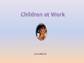 Children at work