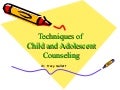 Child/Adolescent assessment and treatment