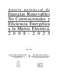 A p o r t e   p o t e n c i a l   d e Energías Renovables No Convencionales y Eficiencia Energética a la Matriz Eléctrica, 2 0 0 8 - 2 0 2 5