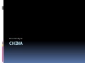 China
