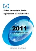 China household audio equipment market profile   sample pages