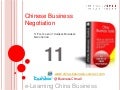 Chinese business negotiation