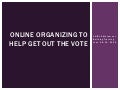 Online Organizing Training - June 2012