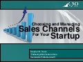 Business Development For Startups - Part 1 - Choosing and Managing Sales Channels for Your Startup - MassChallenge - 07122012