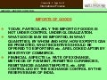 Import and Export Control