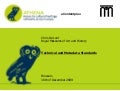 Technical and Metadata Standards