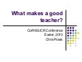 Chris Powis teaching workshop