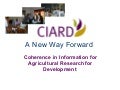 Coherence in Information for Agricultural Research for Development