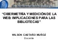 Cibermetria - Wilson Castaño