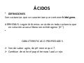 áCidos y sales