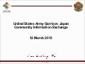 Community Information Exchange -- March 12, 2013