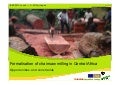 Formalization of chainsaw milling in Central Africa: Opportunities and constraints