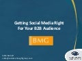 Getting Social Media Right For Your B2B Audience