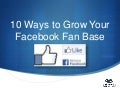 10 Creative Ideas to Increase Your Facebook Fanbase