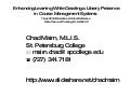 Enhancing Learning While Creating a Library Presence in Course Management Systems