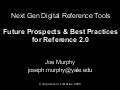Next Gen Ref Tools CIL2009