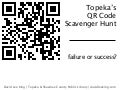 Topeka&rsquo;s QR Code Scavenger Hunt: Failure or Success?