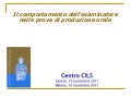 CILS - 4. Comportamento del somministratore