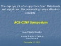 CINF 2012 talk Recrystallization App