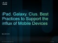 Support iPads, Tablets and Smartphones on your Wi-Fi: Best Practices