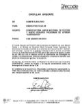 Circular urgente junta