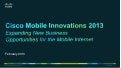 Cisco Mobile Innovations 2013