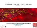 CrossRef Cited-by Linking Webinar