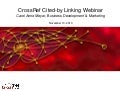 CrossRef Cited-by Linking Webinar November 2010