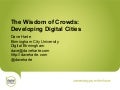 Citilab Presentation October 2009 - Digital Cities
