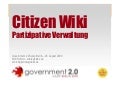 Citizen Wiki - Partizipative Verwaltung - Government 2.0