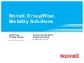 Mobility Solutions for Novell GroupWise